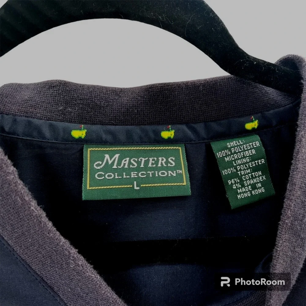 Masters Collection Mens Navy Blue L Golf V-Neck Vest - Picture 5 of 6